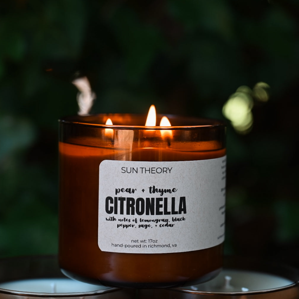 Pear + Thyme Citronella Candle (17oz)