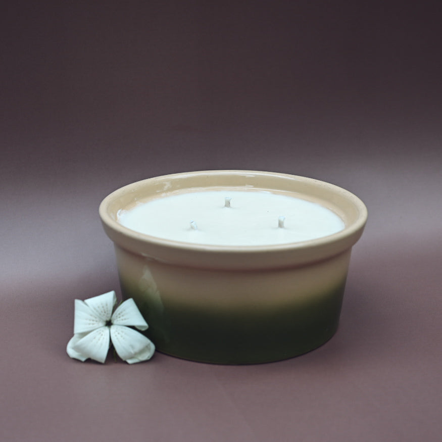 Sunwashed Santal 10oz Ceramic Candle